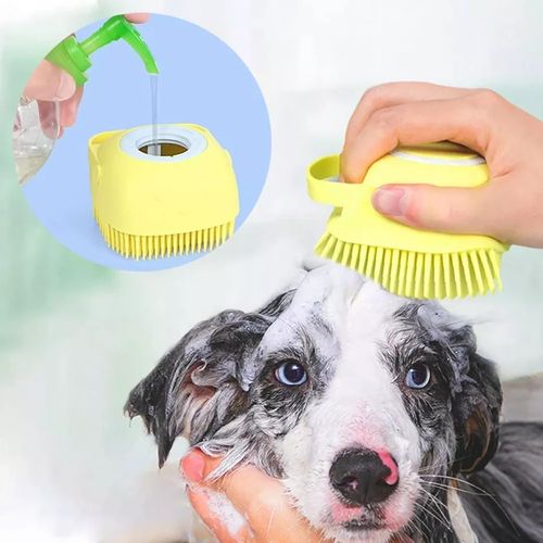 Pet/Dog/Cat Grooming Silicone Massage Shower Bath Brush