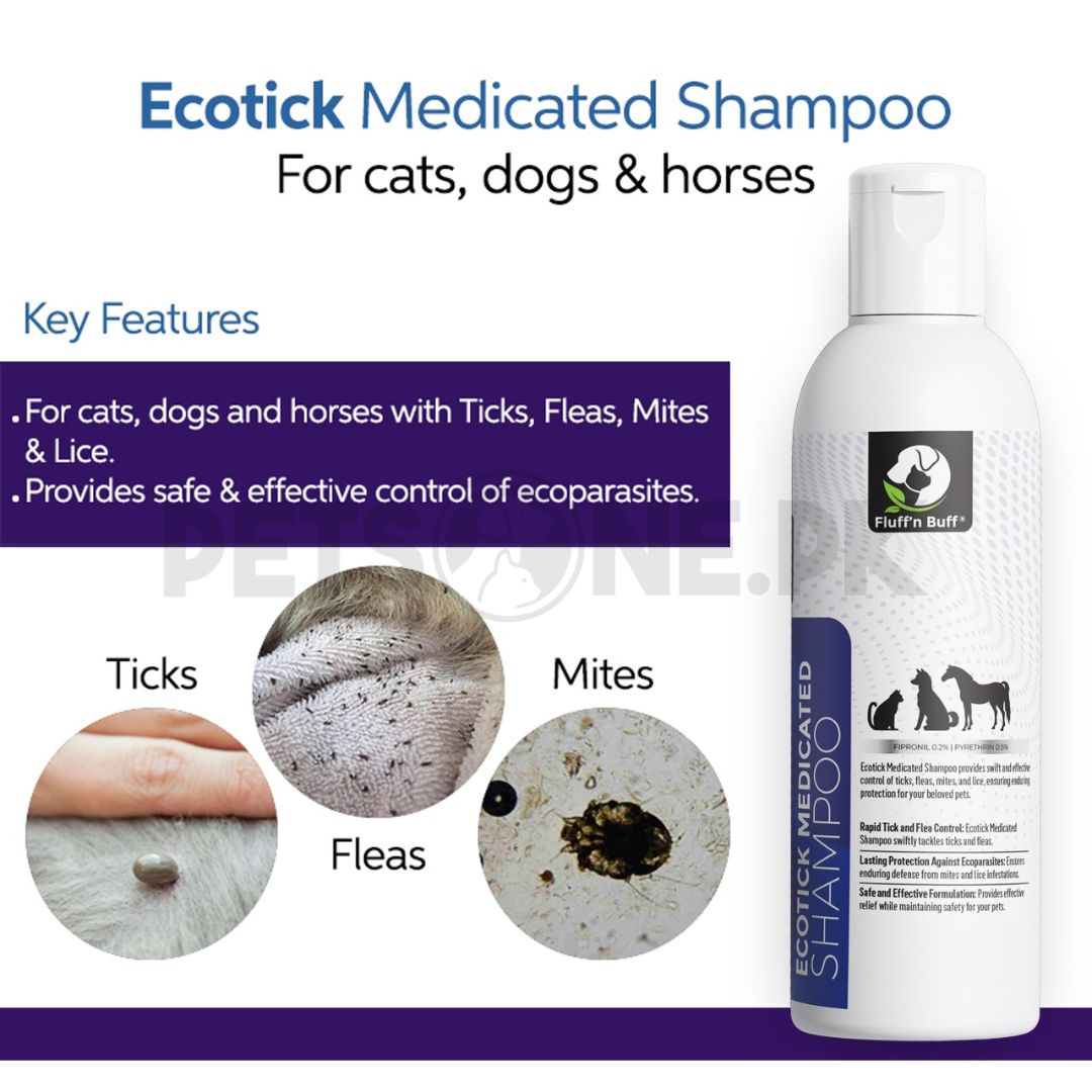 Fluff n Buff Ecotick/ Ecotik Medicated Shampoo