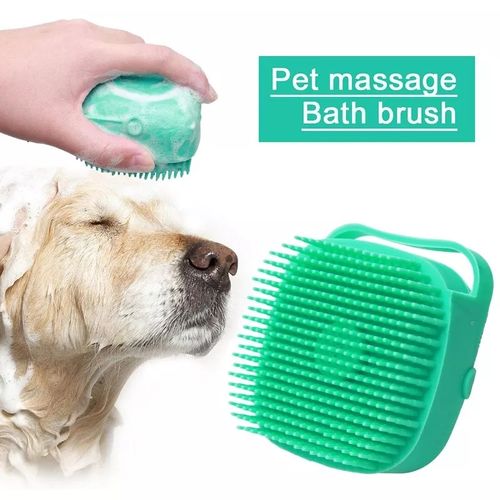 Pet/Dog/Cat Grooming Silicone Massage Shower Bath Brush