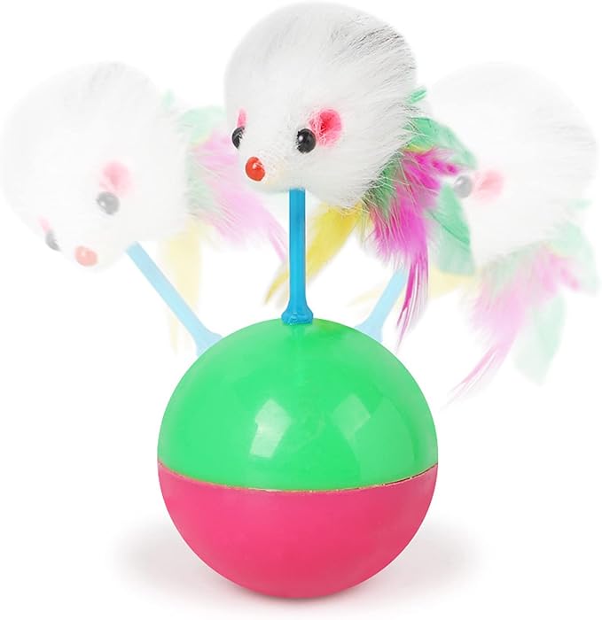 Cat Ball Toy With Mouse