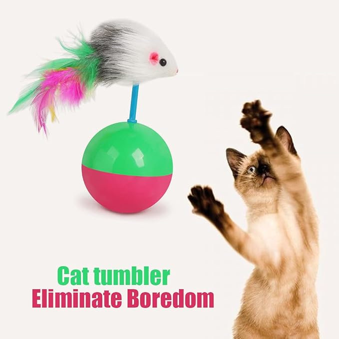 Cat Ball Toy With Mouse