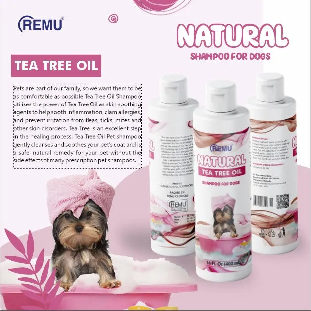 Remu - Natural Tick Flea Tea Tree Oil Shampoo 400ml