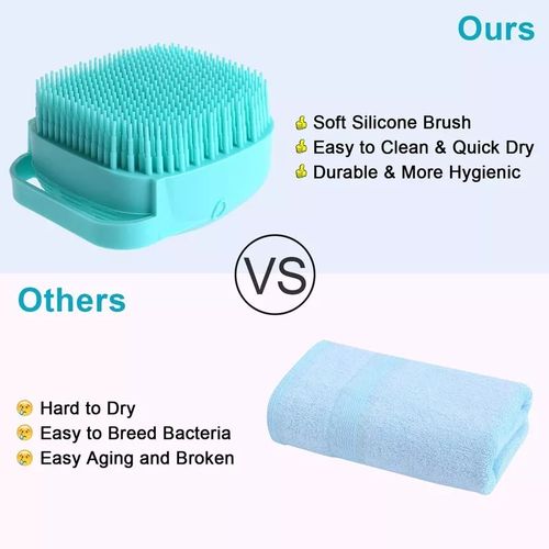 Pet/Dog/Cat Grooming Silicone Massage Shower Bath Brush