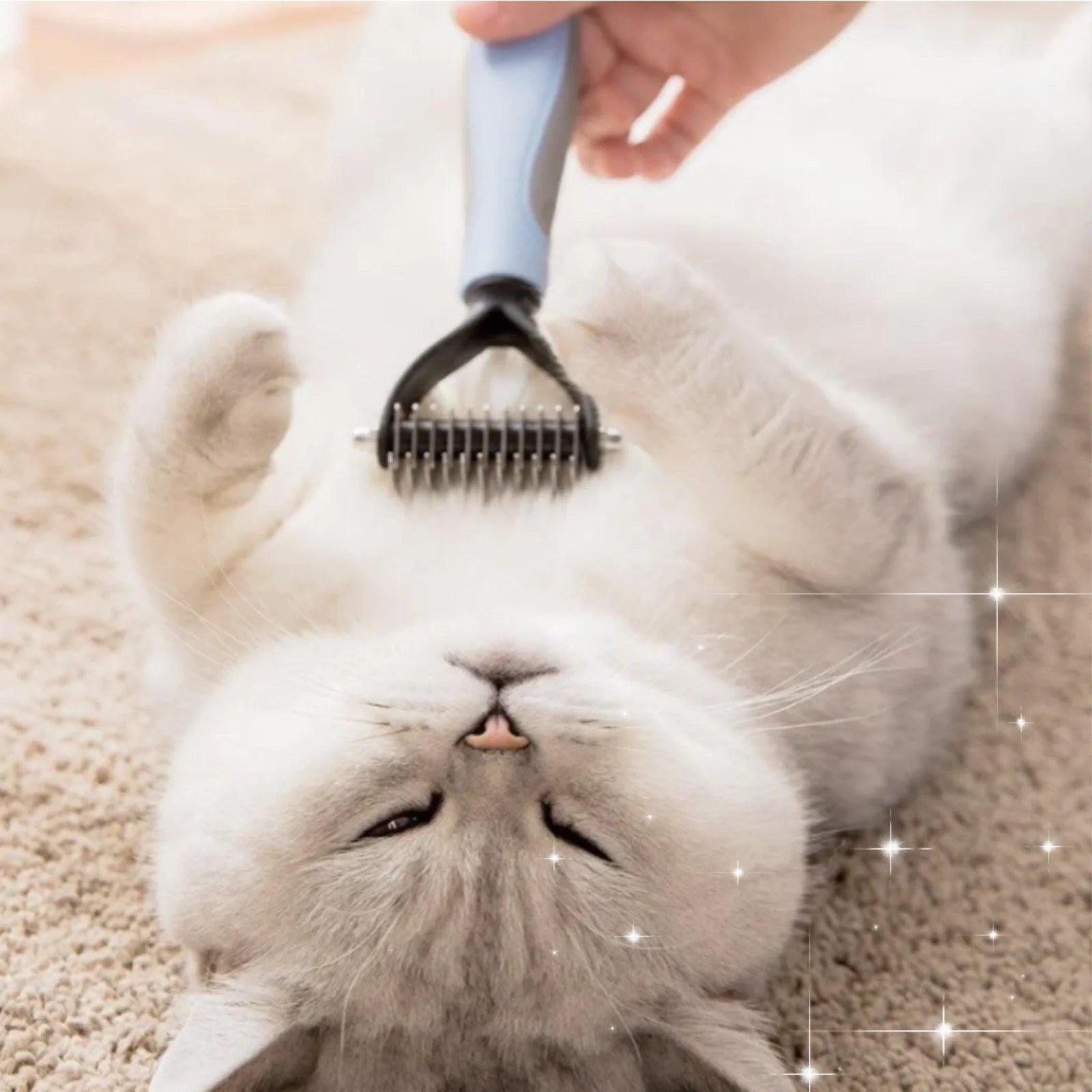 Pet Hair Dematting Comb for Cats and Dogs M