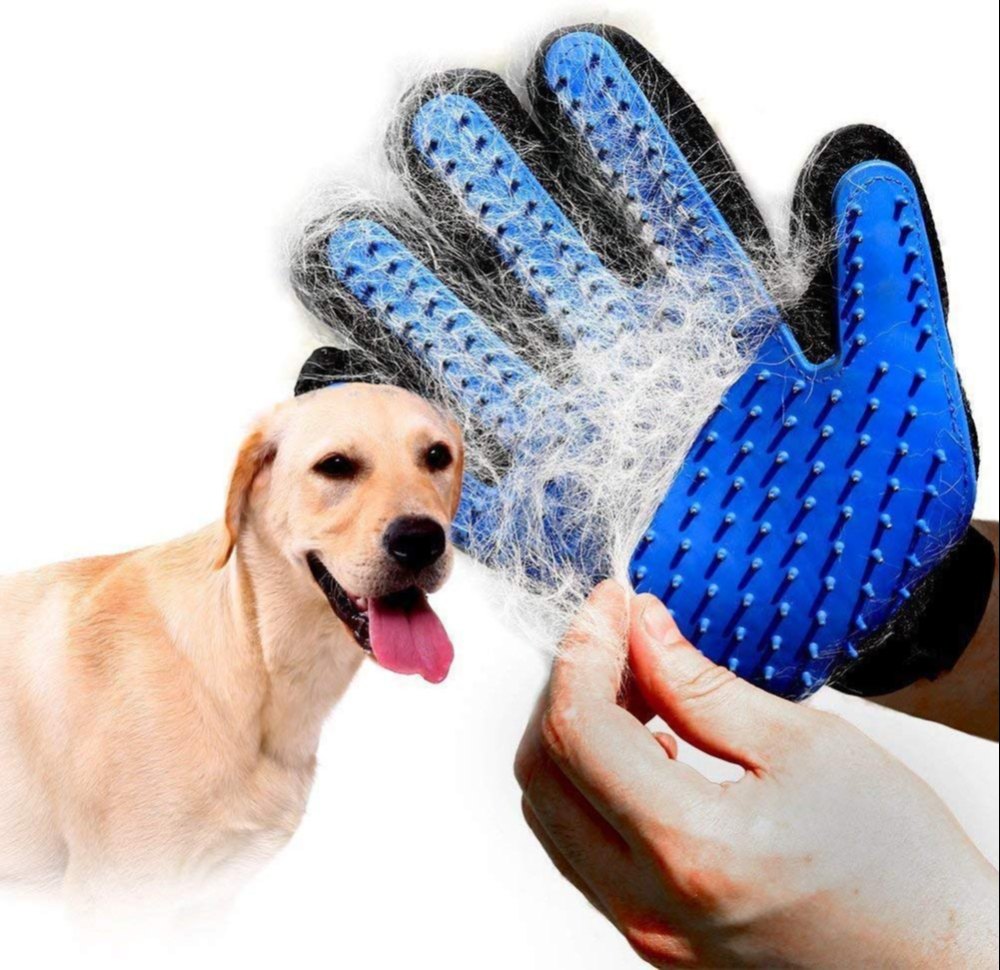 Grooming Glove plastic (Blue)