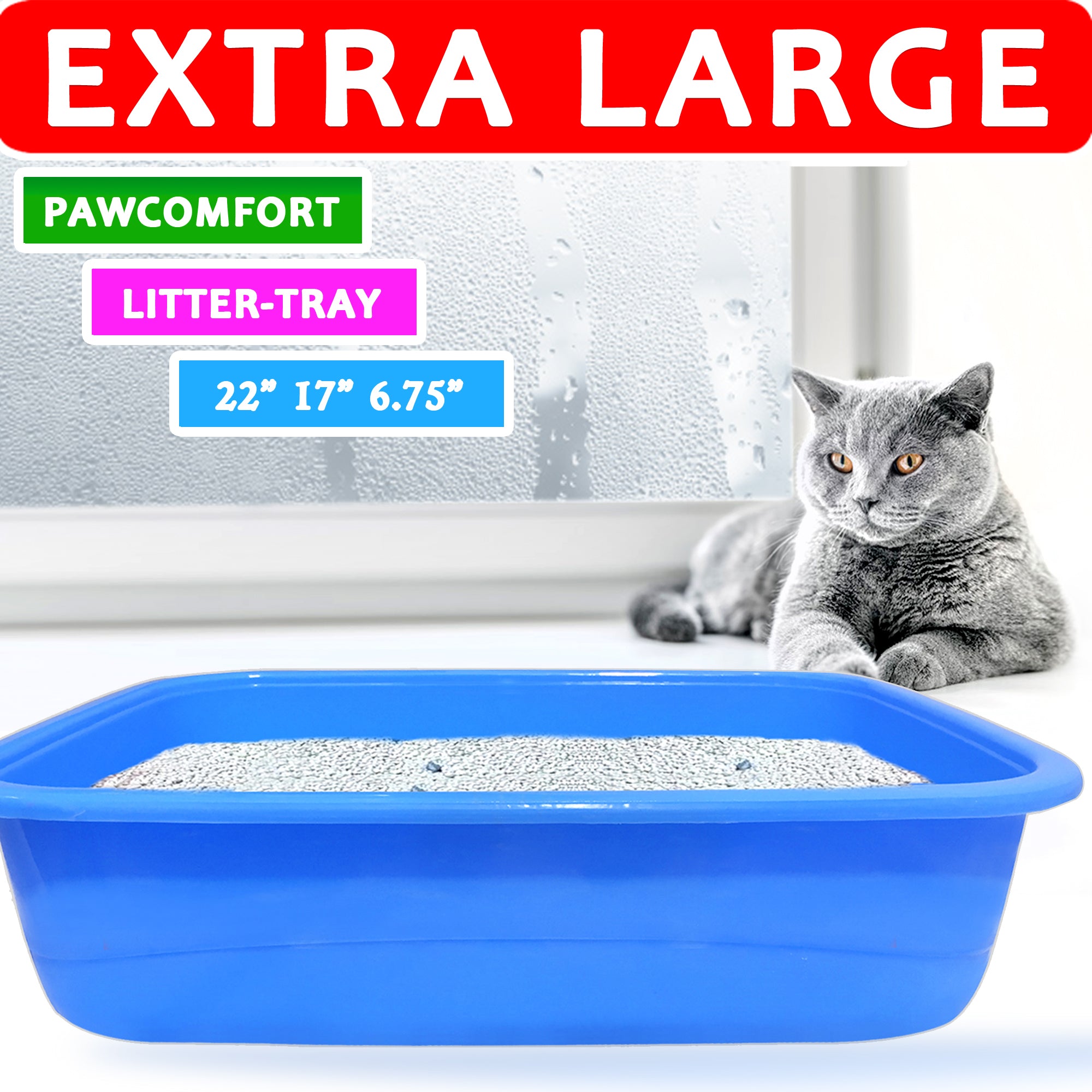 PawComfort Extra-Large Litter Tray
