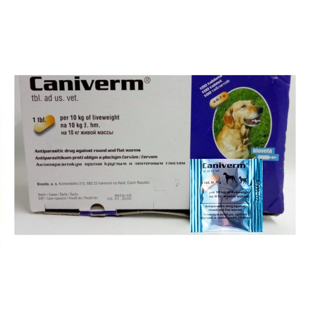 Caniverm Deworming Tablet