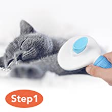 Cat & Dog Brush, Self Cleaning Slicker Brushes for Shedding and Grooming Removes Loose Undercoat for Cats Dogs