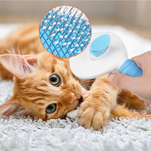 Cat & Dog Brush, Self Cleaning Slicker Brushes for Shedding and Grooming Removes Loose Undercoat for Cats Dogs