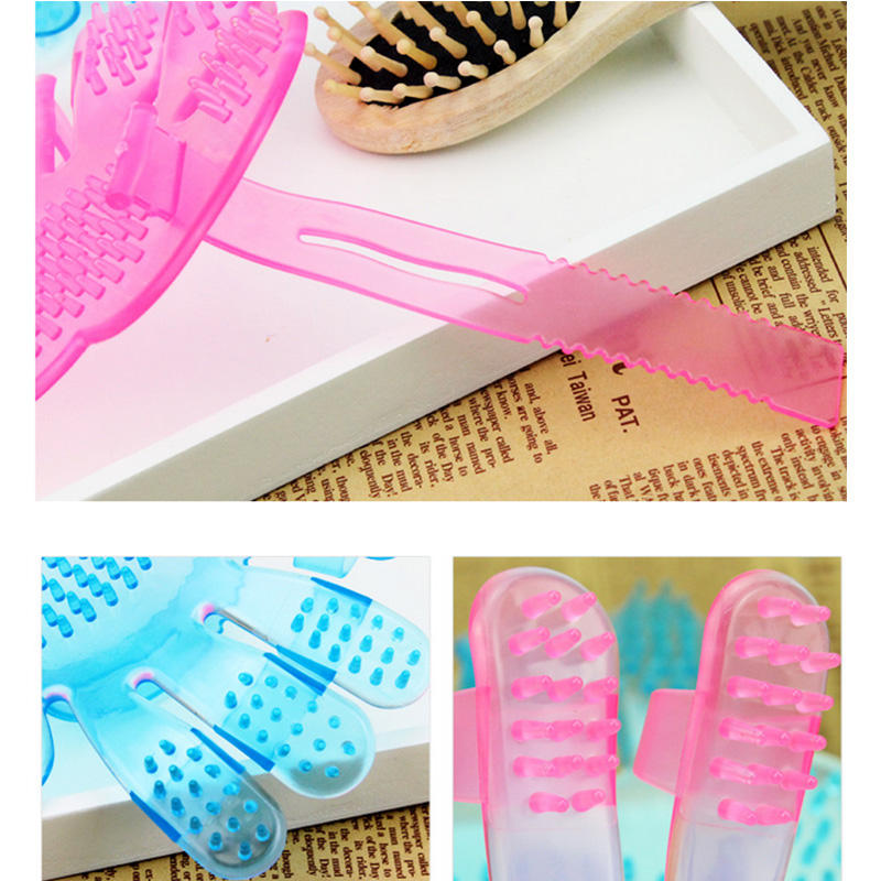 Pet Cat Grooming Five Finger Brush Massager Deshedding Glove