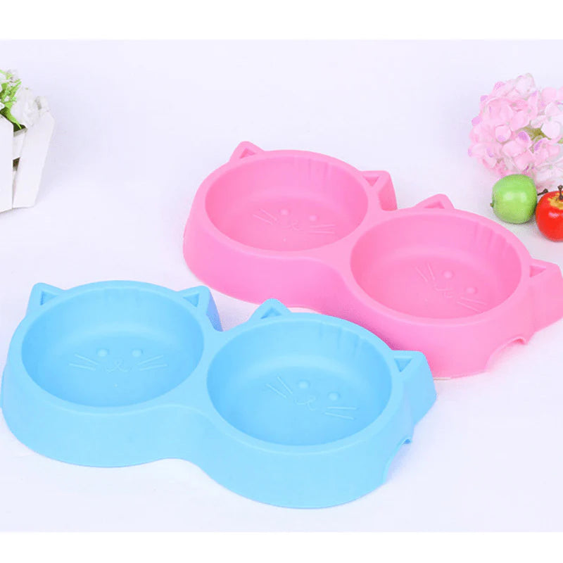 Cat Shape Double Bowl XL