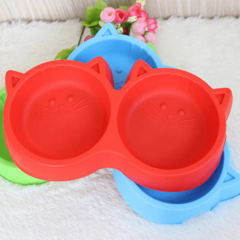 Cat Shape Double Bowl XL