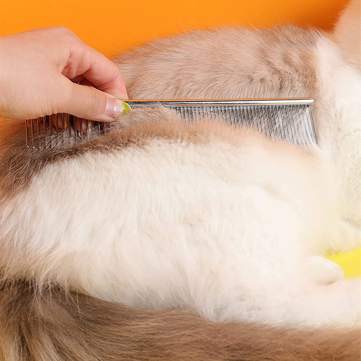 Grooming Steel Long Comb for Cats and Dogs