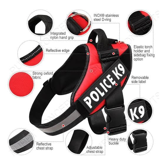 K9 No Pull Adjustable Harness For Dogs Imported
