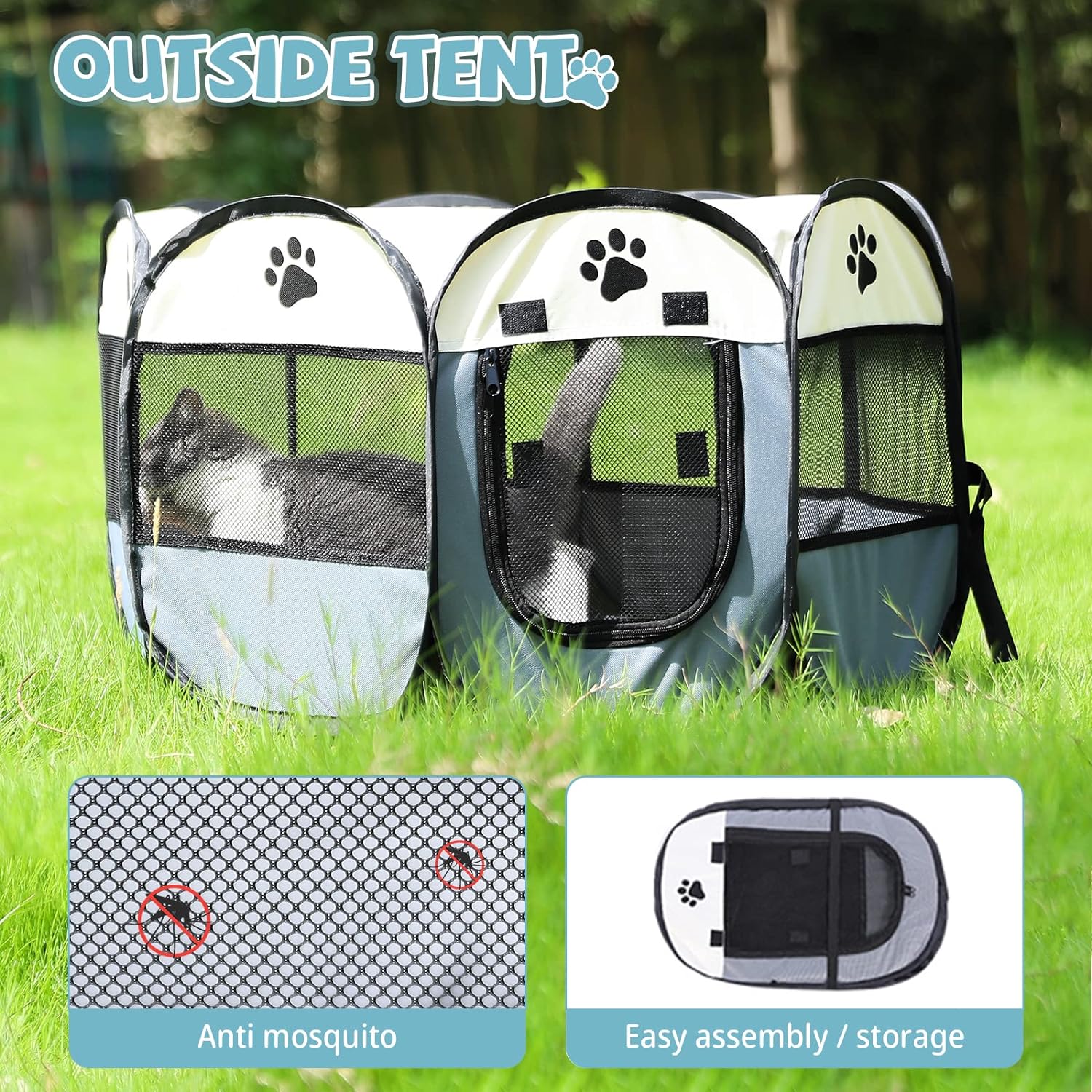 Kitten Cat Puppy Large Size Play Pen Kennel With Free Delivery
