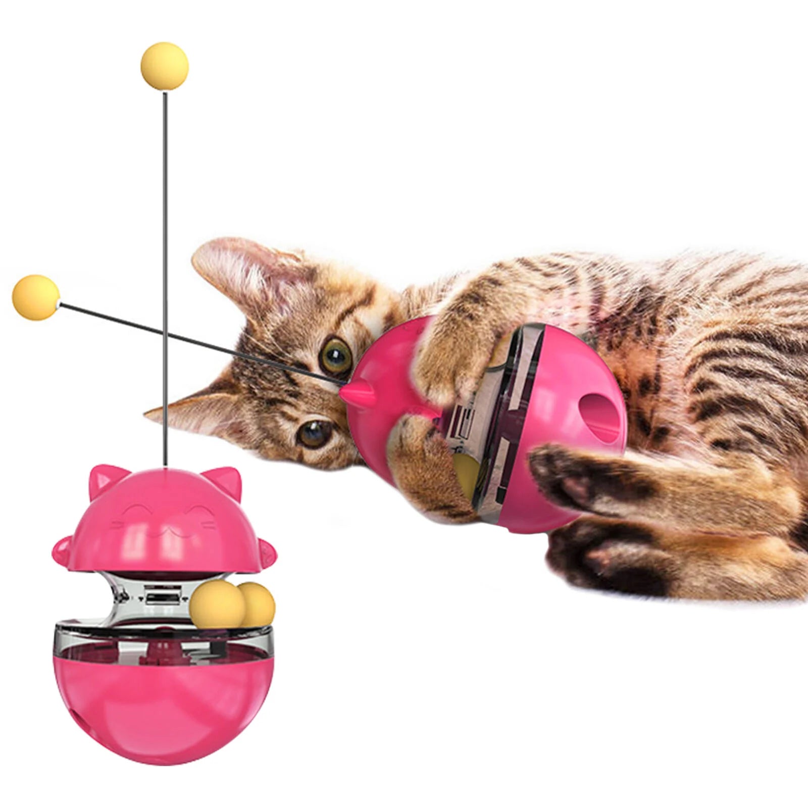 Kitten/Cat Tumbler Treat & Food Dispenser
