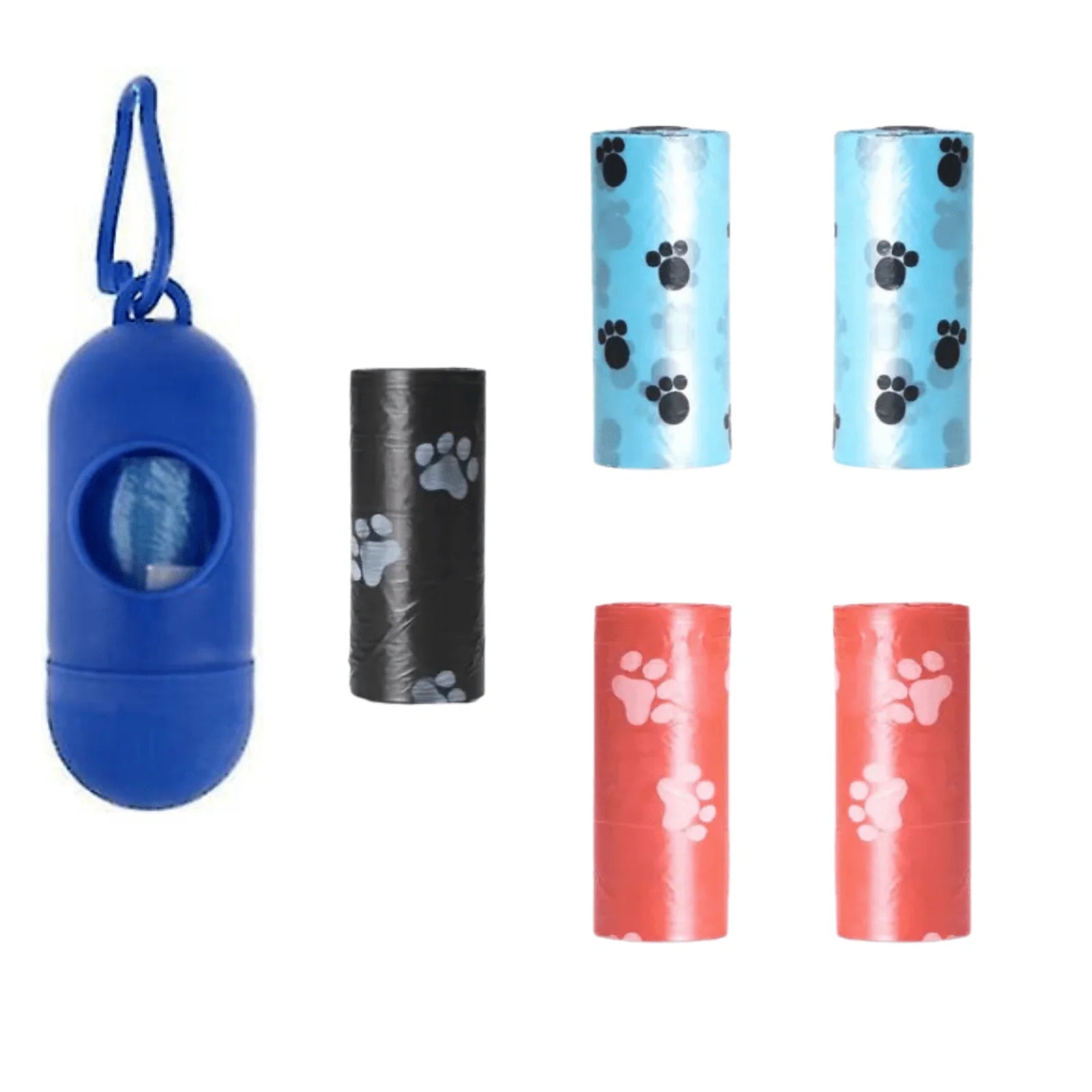 Leak Proof Poop Bags with Dispenser for Easy Cleaning Cats/Dogs (15 Bags per Roll)