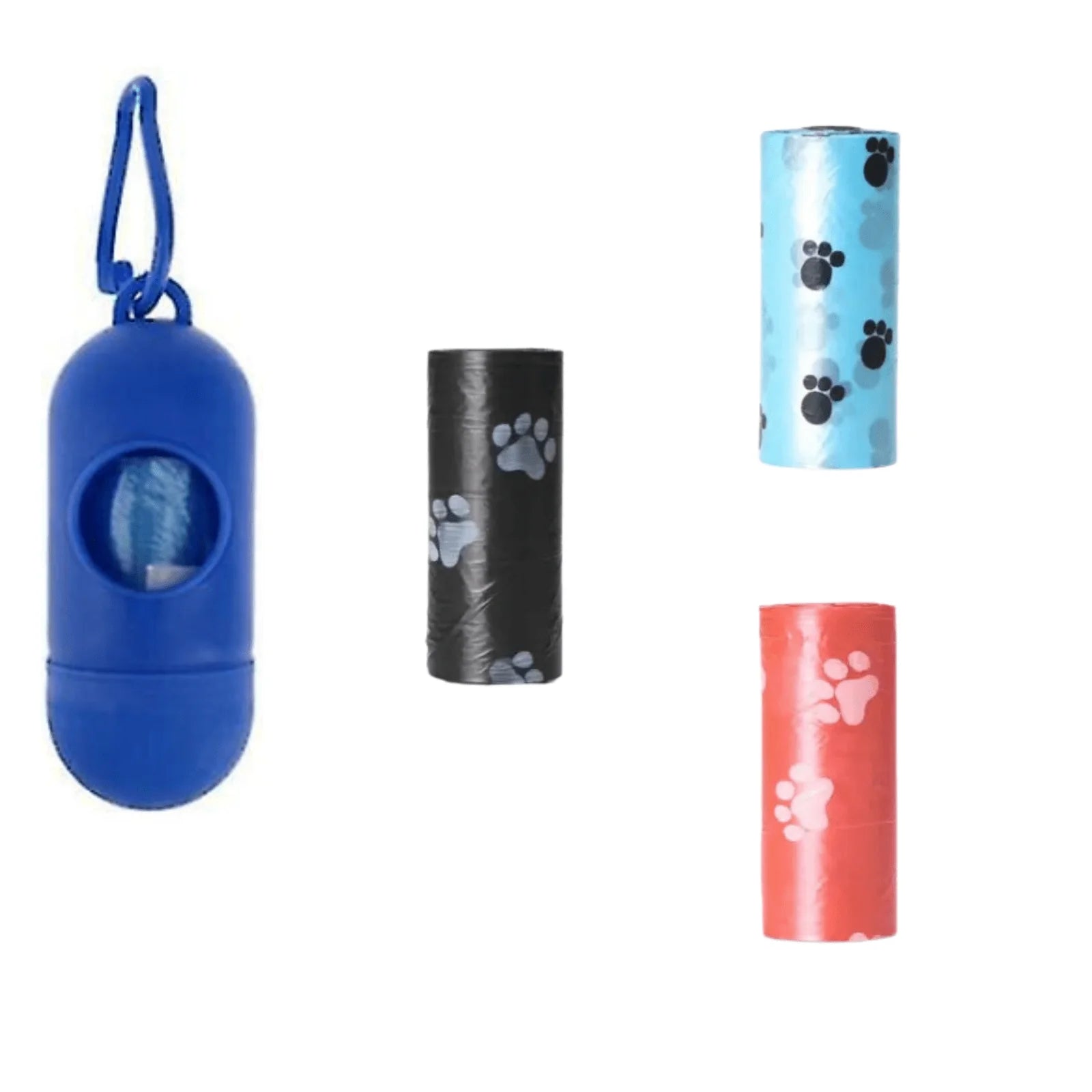 Leak Proof Poop Bags with Dispenser for Easy Cleaning Cats/Dogs (15 Bags per Roll)
