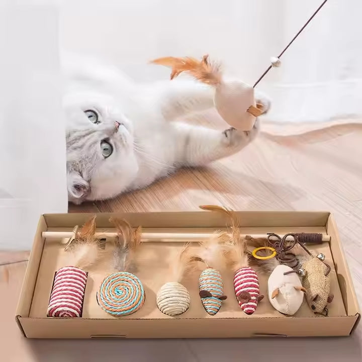 Multi Cat Toy Stick