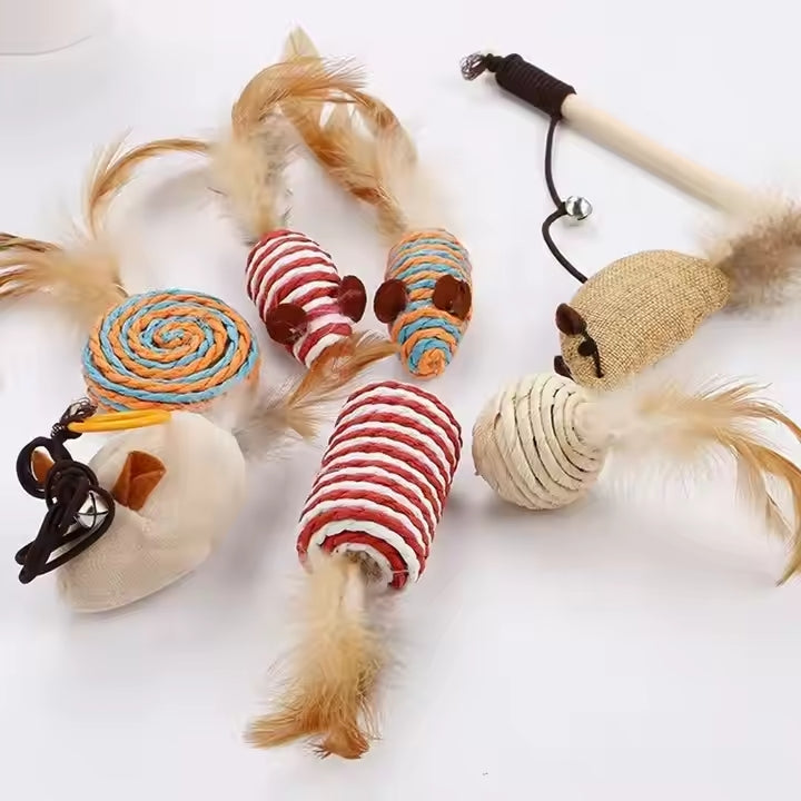 Multi Cat Toy Stick