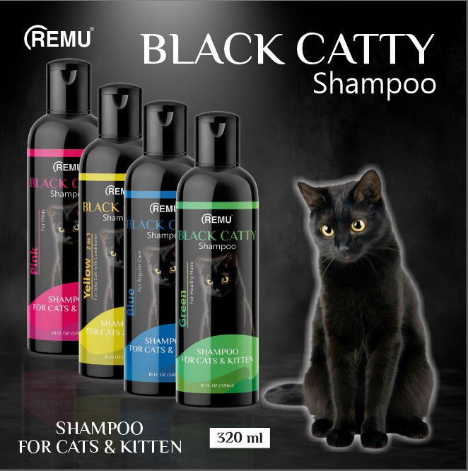 Remu - Black Catty Shampoo - 320ml