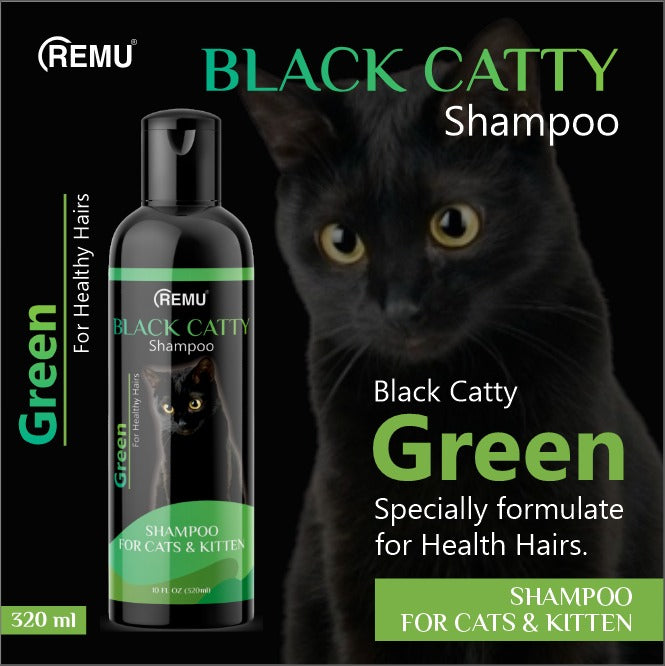Remu - Black Catty Shampoo - 320ml