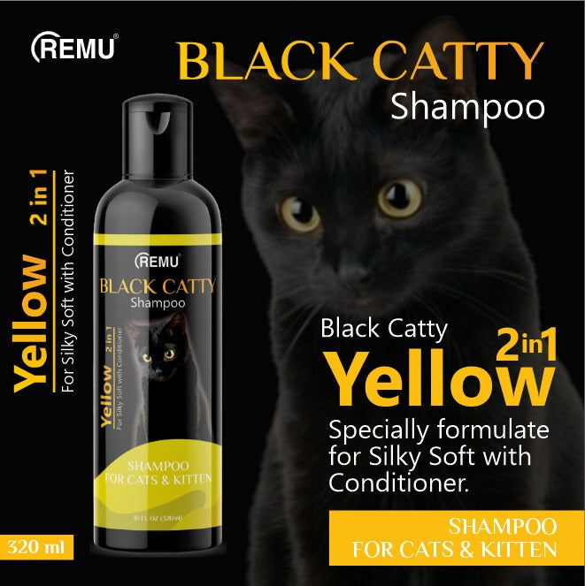 Remu - Black Catty Shampoo - 320ml