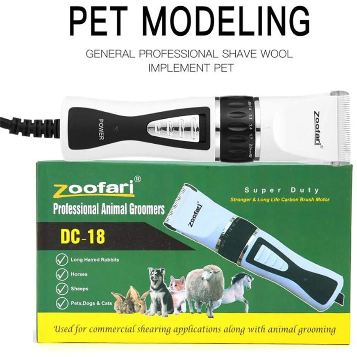 Pet Hair Grooming Trimmer for Cats and Dogs Best Quality