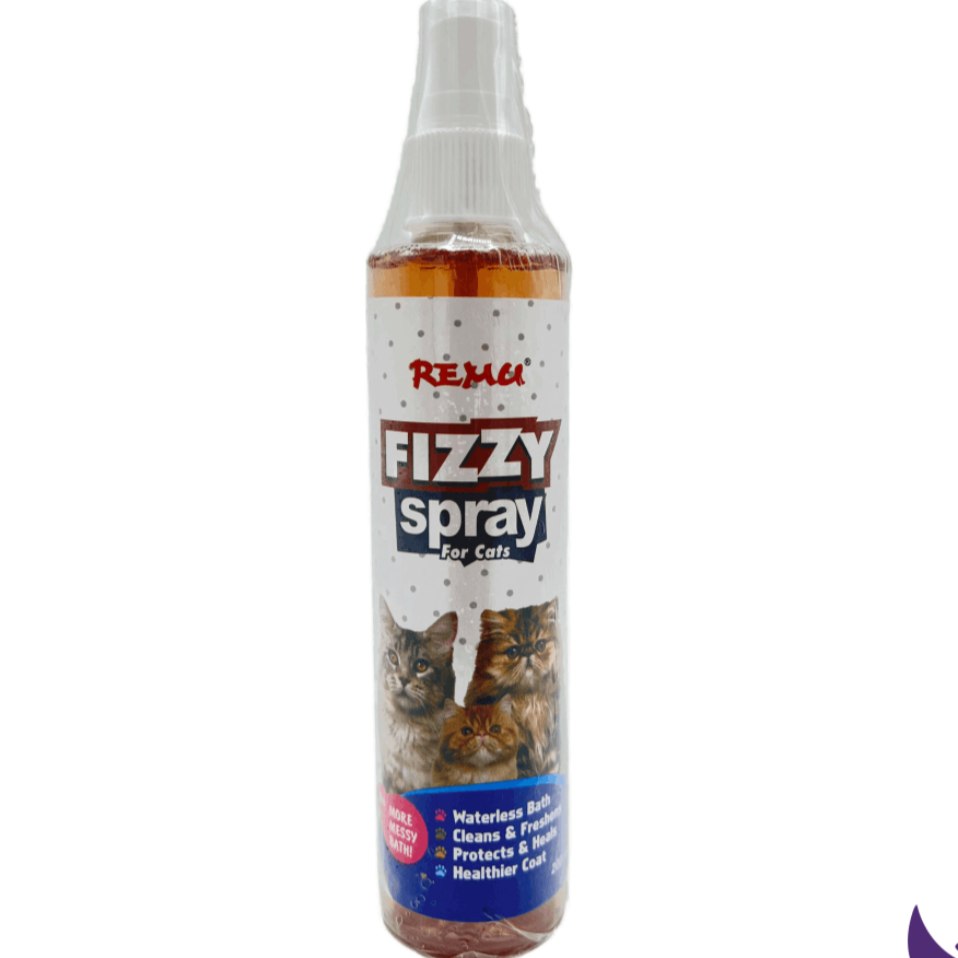 Remu Fizzy Spray Cat 200ML Cat Perfume - Waterless Bath