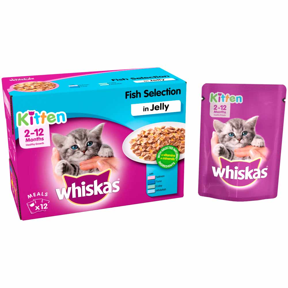 Whiskas Jelly For Kittens 2-12 Months 85gm Pouch