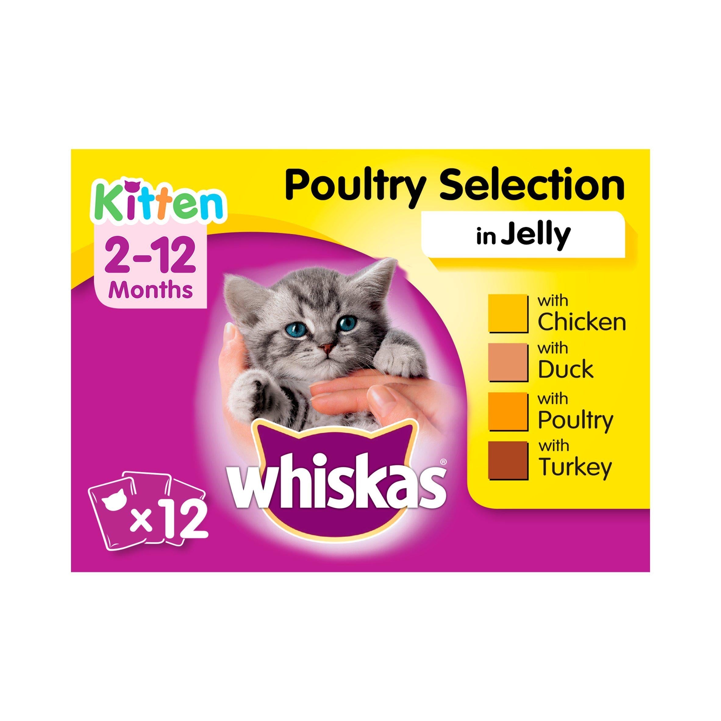 Whiskas Jelly For Kittens 2-12 Months 85gm Pouch