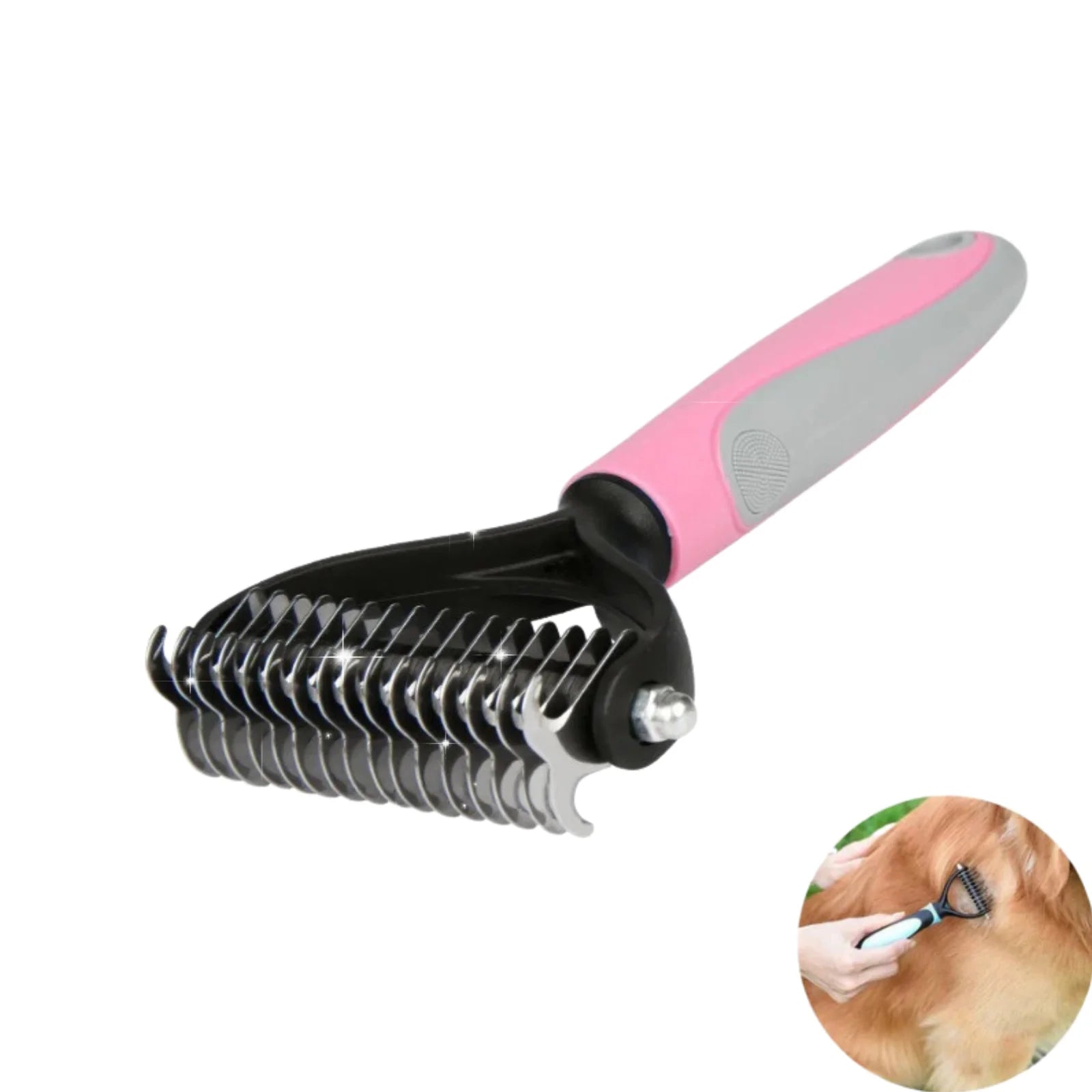 Pet Hair Dematting Comb for Cats and Dogs M