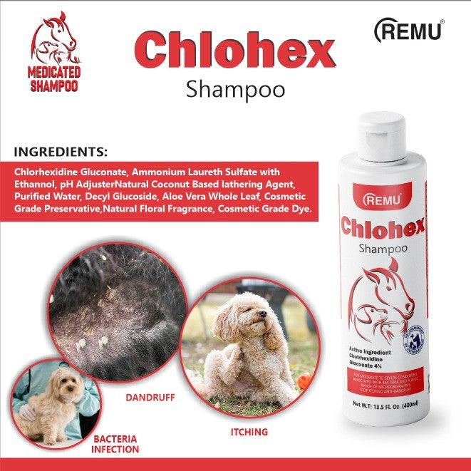 REMU MEDICATED SHAMPOO CHLOHEX 120 ML