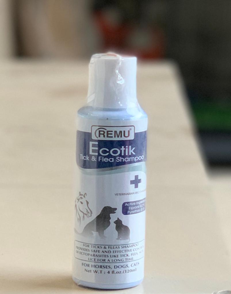 Remu Ecotik Tick & Flea Shampoo 120 ML