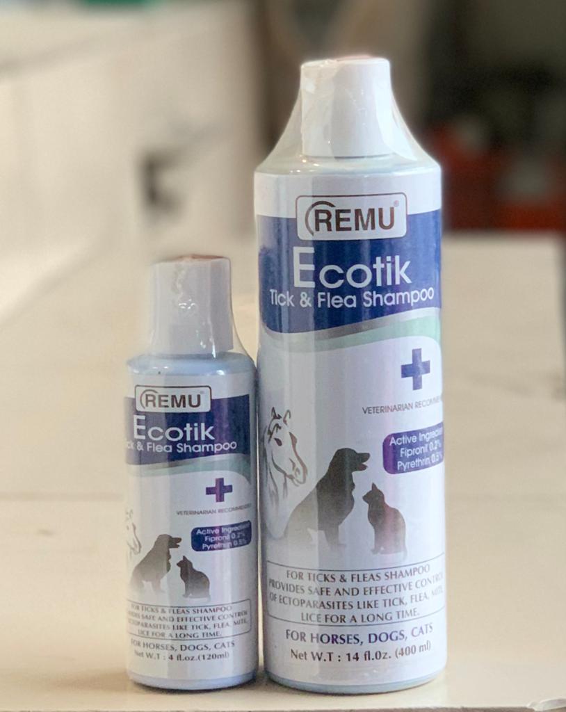 Remu Ecotik Tick & Flea Shampoo 120 ML