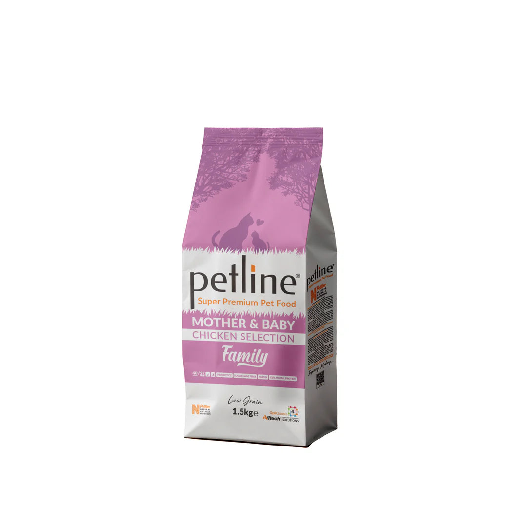 Petline Super Premium MOTHER & BABY Chicken Cat Food 1.5 Kg