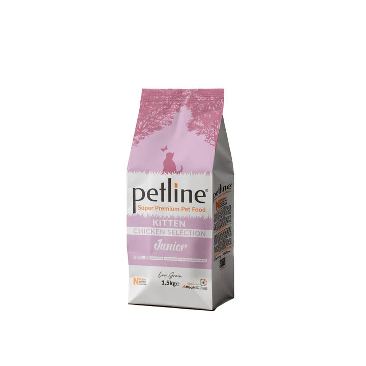 Petline Super Premium Kitten Chicken Cat Food 1.5 Kg