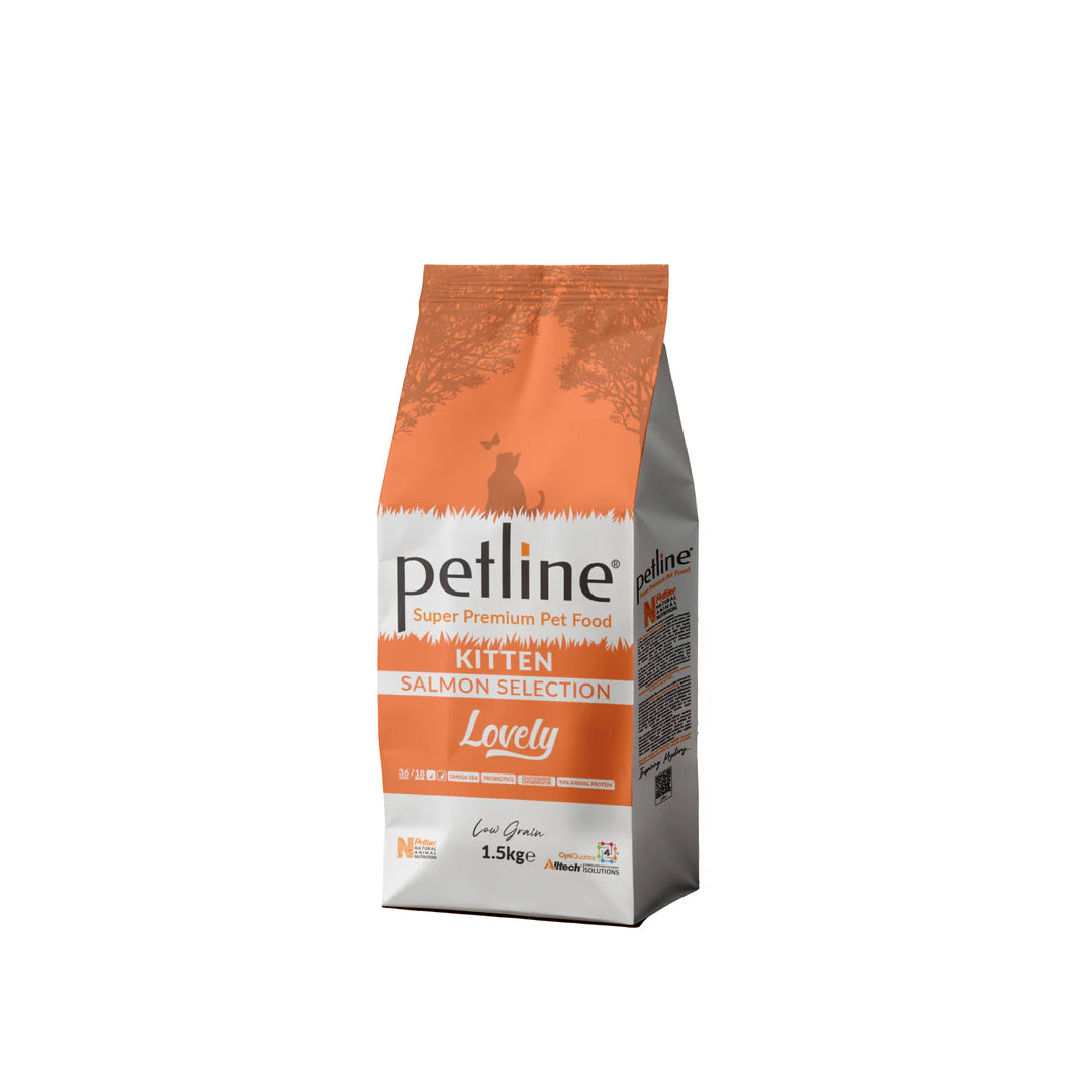 Petline Super Premium Kitten Salmon Cat Food 1.5 Kg