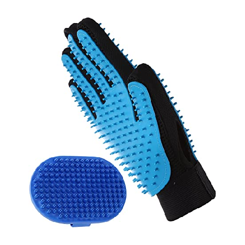 Grooming Glove plastic (Blue)