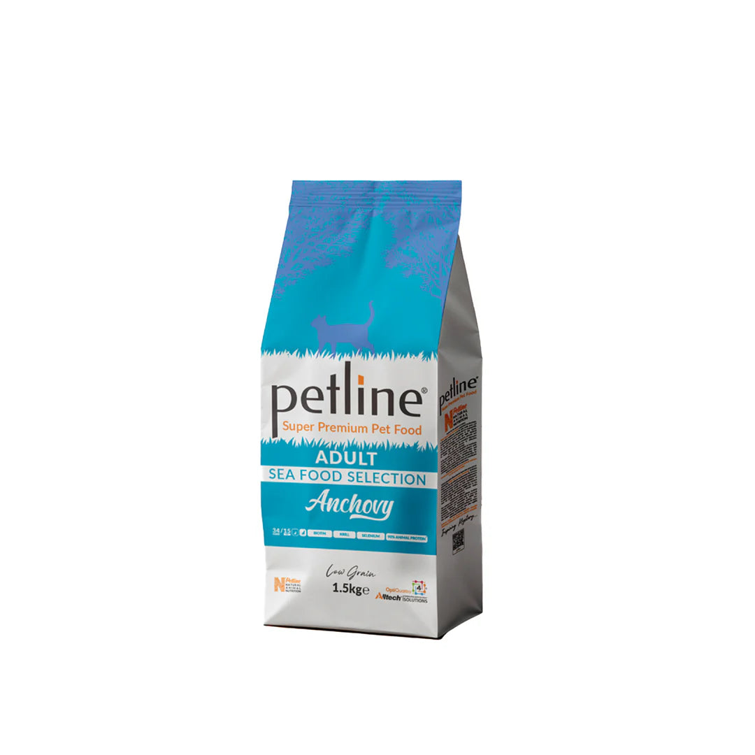 Petline Super Premium Adult Anchovy Cat Food 1.5 Kg